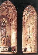 GIOTTO di Bondone View of the Peruzzi and Bardi Chapels fh oil painting artist